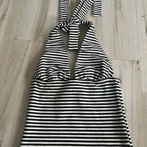 Edikted Striped Halter Top